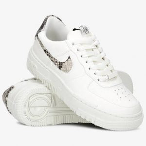 Nike Air white and silver studded tick